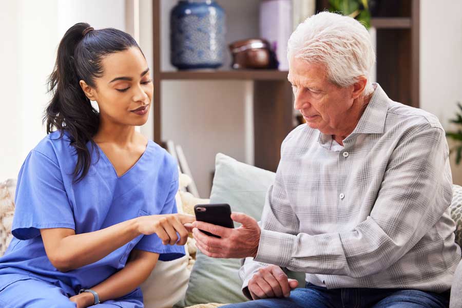 Digital training for the care sector